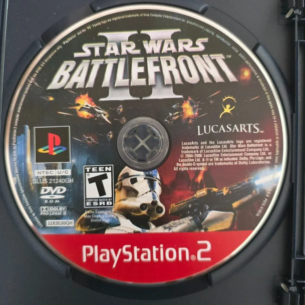 Star Wars Battlefront Greatest Hits PS2 Game Complete With Case & Manual LucasAr